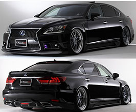 Black Pearl Complete Jewelry Line Neo Half Spoiler Kit (FRP) for Lexus LS 4 Late