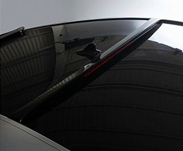 Black Pearl Complete Jewelry Line Diamond Series Roof Spoiler (FRP) for Lexus LS 4 Late