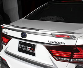 Black Pearl Complete Jewelry Line Diamond Sport Series Trunk Spoiler (FRP) for Lexus LS 4 Late