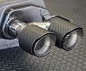 AIMGAIN VIP EXE Quad Carbon Shot Exhaust Tips (Carbon Fiber) for Lexus LS500 / LS500h