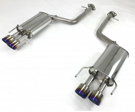 APEXi N1-X Evolution Extreme Exhaust System with Quad Tips (Stainless) for Lexus LS 5