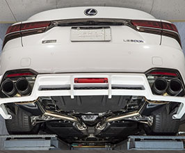 LEXON L:Exhaust Kohlefaser Edition 4-Tail Quad Exhaust System (Stainless) for Lexus LS 5