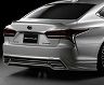 WALD Executive Line Rear Half Spoiler - Hybrid Version (ABS with Chrome)