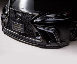 WALD Executive Line Front Half Spoiler (ABS with Dark Chrome) for Lexus LS 5