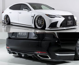 AIMGAIN Pure VIP Sport Aero Spoiler Lip Kit with Type 1 Diffuser for Lexus LS 5