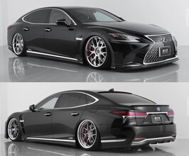 AIMGAIN Pure VIP EXE Aero Half Spoiler Kit with Hybrid Rear for Lexus LS500h