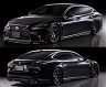 WALD Executive Line Half Spoiler Kit (ABS with Dark Chrome) for Lexus LS500 F Sport
