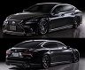 WALD Executive Line Half Spoiler Kit (ABS with Dark Chrome)