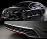 WALD Executive Line Half Spoiler Kit - Hybrid Version (ABS with Dark Chrome)