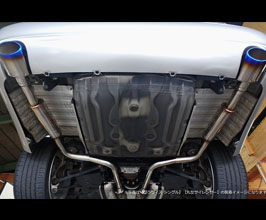 Sense Brand Customizable Rear Section Exhaust System with Dual Tips (Stainless) for Lexus LS UCF30