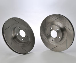 ACRE Brakes SLT Slotted Brake Rotors - Front for Lexus LS UCF30