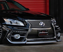 Job Design World Premium 8 and 10th Anniversary Aero Front Bumper (FRP) for Lexus LS XF40 Late