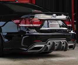 Job Design World Premium 8 and 10th Anniversary Aero Rear Bumper (FRP) for Lexus LS XF40 Late
