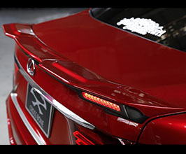 Black Pearl Complete Cross Bone Jewelry Line Diamond Sport Series Trunk Spoiler (FRP) for Lexus LS460 / LS600h