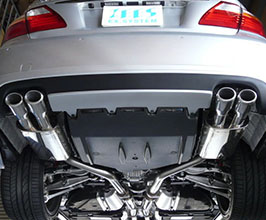 ZEES Rear Section Exhaust System with Brediss Quad Tips for Lexus LS XF40