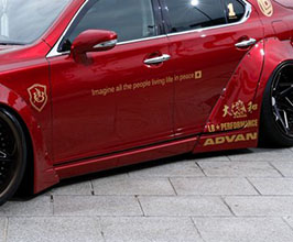 K Break JDM Complete Side Skirts (FRP) for Lexus LS XF40