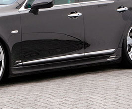 Mz Speed Prussian Blue Side Steps (FRP) for Lexus LS XF40