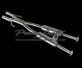Power Craft X-Pipes with Sub-Silencers (Stainless) for Lexus LS500 AWD
