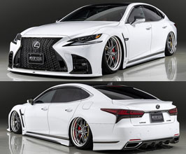 AIMGAIN Pure VIP EXE Aero Half Spoiler Kit with Type-1 Rear for Lexus LS XF50