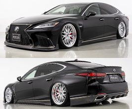 AIMGAIN Pure VIP EXE Aero Half Spoiler Kit with Type-2 Rear for Lexus LS XF50