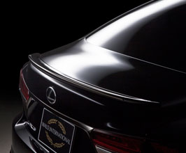 WALD Executive Line Trunk Spoiler (ABS with Dark Chrome) for Lexus LS XF50