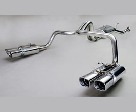 Ganador PBS Exhaust System with Mid Silencer and Quad Square Tips (Stainless) for Lexus LX 3