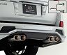 Meiwa Elford Quad Exhaust System with Carbon Panel (Stainless)
