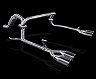 Suruga Speed PFS Loop Sound Muffler Quad Exhaust System (Stainless)