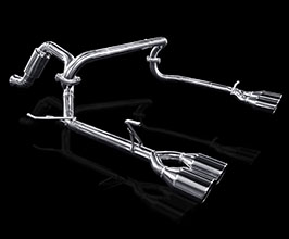 Suruga Speed PFS Loop Sound Muffler Quad Exhaust System for Modellista Rear (Stainless) for Lexus LX 3