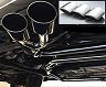 WALD DTM Sports Side Exit Competition Exhaust System with Triple Tip (Stainless)