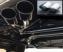 WALD DTM Sports Side Exit Exhaust System with Twin Tip (Stainless) for Lexus LX 3