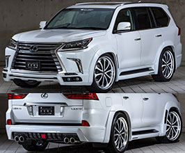 Mz Speed LUV Line Half Spoiler Kit (FRP) for Lexus LX570