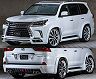 Mz Speed LUV Line Wide Body Half Spoiler Kit (FRP) for Lexus LX570