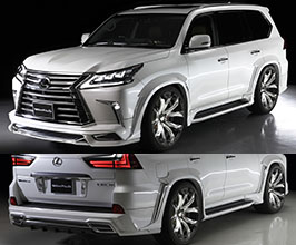 WALD Sports Line Half Spoiler Kit (ABS) for Lexus LX570