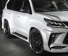 Artisan Spirits Sports Line Black Label Front Bumper Garnish with Over Fenders Kit (FRP) for Lexus LX570