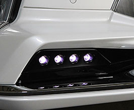 Double Eight Front LED Attachment (FRP) for Lexus LX570