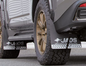 JAOS Front and Rear Mud Guards III with Install Kit (Urethane) for Lexus LX 4