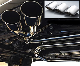 WALD DTM Sports Side Exit Competition Exhaust System with Triple Tip (Stainless) for Lexus LX J200 Late