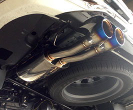 ZEES Exhaust System with Dual Single Side Outlets (Stainless) for Lexus LX J200 Late