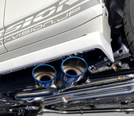 V-Vision Exhaust System with Dual Side Exit Tips (Stainless) for Lexus LX J300
