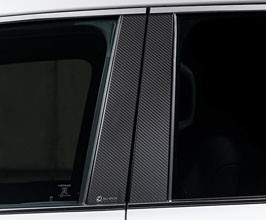Mz Speed LUV Line B-Pillar Covers (Carbon Look AES) for Lexus LX600
