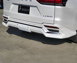 Double Eight Rear Half Spoiler Hitch Member Cover for Modellista Rear (FRP) for Lexus LX J300