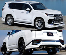 Meiwa Elford Aero Spoiler Lip Kit for Modellista Half Spoiler Kit (FRP) for Lexus LX600