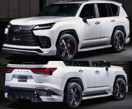 Mz Speed LUV Line Half Spoiler Lip Kit (ABS) for Lexus LX600