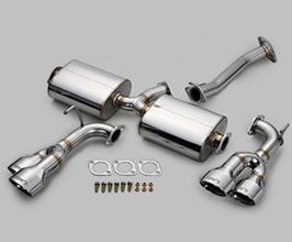 TOMS Racing Barrel Quad Exhaust System (Stainless) for Lexus NX300 / NX200t