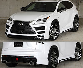 Mz Speed LUV Line Half Spoiler Kit (FRP) for Lexus NX300h / NX200t