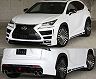 Mz Speed LUV Line Half Spoiler Kit (FRP) for Lexus NX300h / NX200t