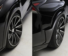 WALD Sports Line Black Bison Edition Front and Rear 15mm Over Fenders (FRP) for Lexus NX300h / NX200t