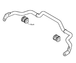 Ultra Racing Rear Anti-Roll Sway Bar - 24mm for Lexus NX300 / NX200t