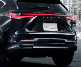 Lexus JDM Factory Option Custom Rear Accents  (Chrome Plated ABS) for Lexus NX 2